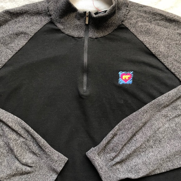 Jack Nicklaus Golden bear 1/4 Zip Sweater XXL - Picture 3 of 6